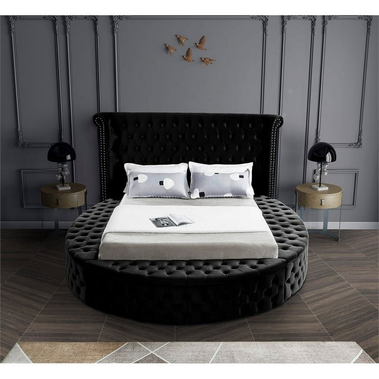 Meridian Furniture Luxus Velvet Full Bed Meridian Furniture Luxus Velvet Full Bed