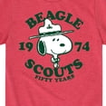 thumbnail image 3 of Peanuts - Beagle Scout 50 Years - Toddler & Youth Short Sleeve Graphic T-Shirt, 3 of 6