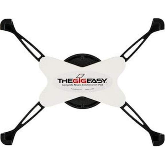 GigEasy SM2BKW Mic Stand Mount for iPad 2 3 4 Black Arms & White Body