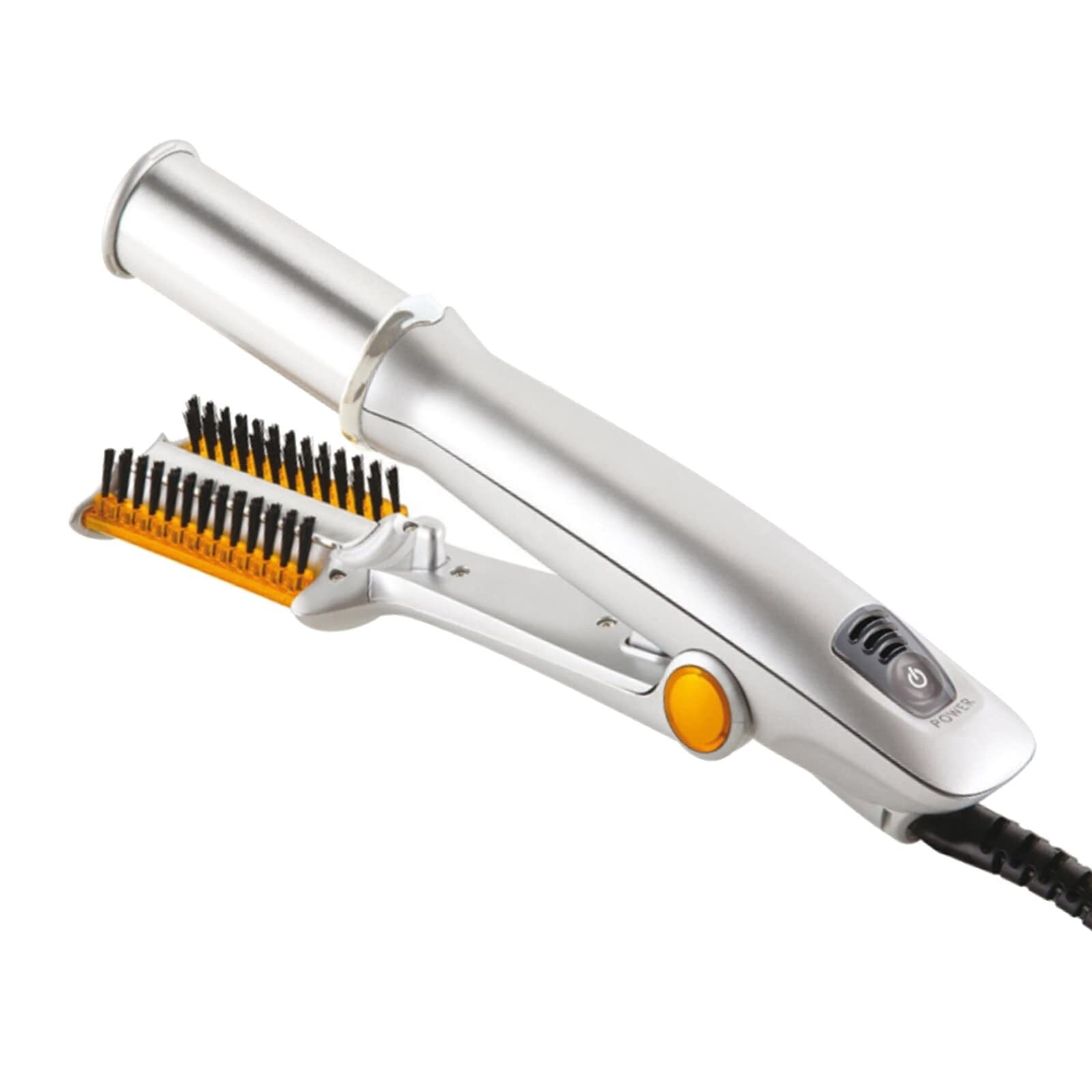 2 in 1 Hair Straightener & Curler - 3 Heat Settings, 60-Second Heat-up, Auto-Off, Dual Voltage, Swivel Cord, Travel-Friendly & Easy to Use