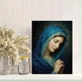 thumbnail image 2 of Qisvanset Virgin Mary Praying Devotional Canvas Wall Art 15.75x11.81 Inches, 2 of 8