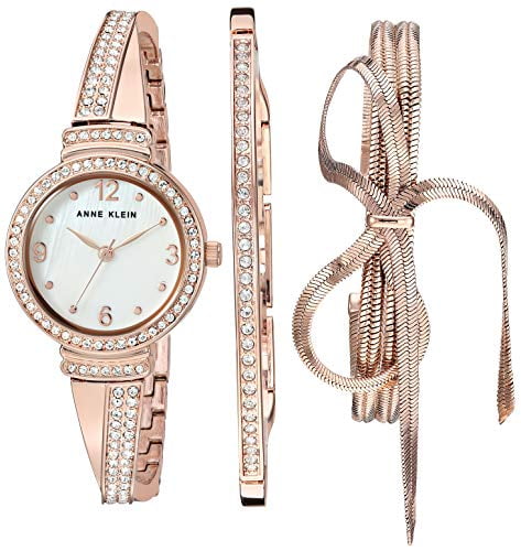 anne klein bangle watch and bracelet set