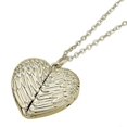 thumbnail image 1 of Collares con forma de corazón con alas de ángel personalizadas, colgantes para parejas, regalos de fiesta --- Código de producto 46182, 1 of 5