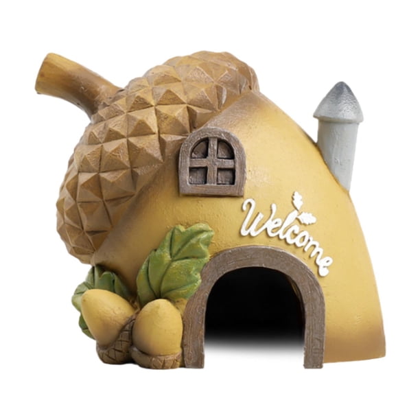 Decoración de acuario Fernando Figura decorativa de resina escondite con forma de fruta Estilo C