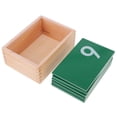 thumbnail image 4 of Material de Matemáticas Montessori 0-9 Números de Papel en Caja de Madera Juguetes Educativos Baoblaze Juguete Montessori, 4 of 5