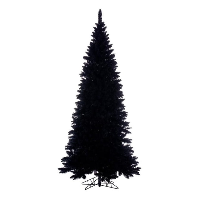 Vickerman 5.5' x 31" Flocked Black Fir Slim 722T