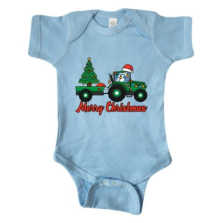 

Inktastic Christmas Tractor Gift Baby Boy or Baby Girl Bodysuit