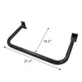 thumbnail image 2 of SSWBasics U-Shaped Black Hangrail for Wire Grid - For Grid Wall or Slat Grid - Sleek Black U-Shaped Hangrail Grid Wall Accessory - Stylish Wire Grid Wall Accessories for Organized Displays, 2 of 7