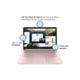thumbnail image 5 of New HP 14" HD Display Student and Business Laptop, Intel Celeron N4120, 16GB RAM, 64GB eMMC, 1 Year Office 365, Webcam, HDMI, Wi-Fi, RJ-45, Windows 11 Home, Pink, 5 of 5