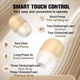 thumbnail image 7 of Small Invisible Tiny Earbuds Wireless Bluetooth Earphones for Small Ears ENC Noise Cancelling Soft in Ear Headphones TWS Sleep Mini Discreet Comfortable Ear Buds for iPhone Android Side Sleeping Work, 7 of 7