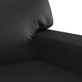 thumbnail image 4 of vidaXL Canapé 2 Places Noir 140 cm Similicuir, 4 of 5