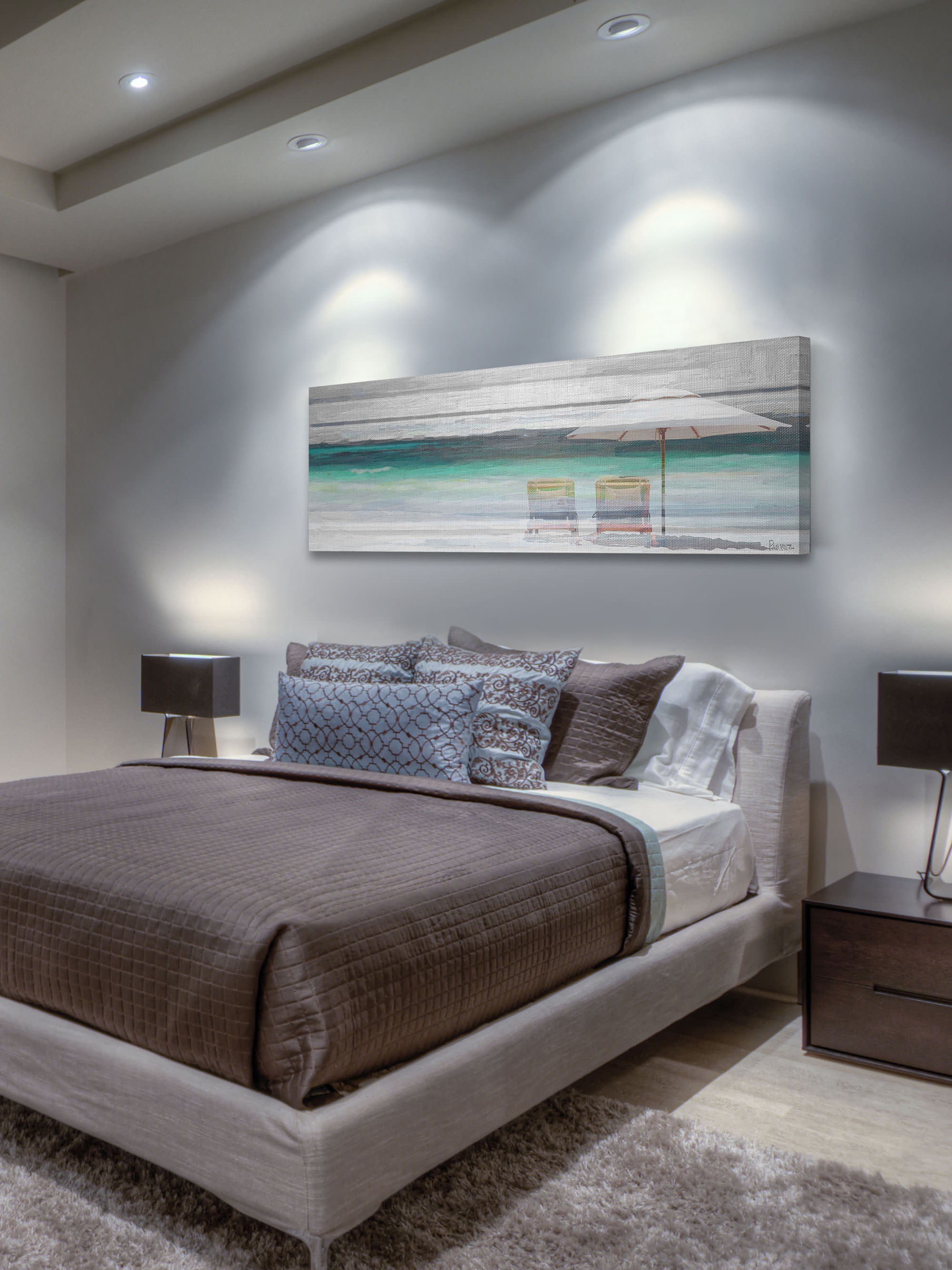 Parvez Taj By the Beach Canvas Wall Art