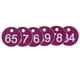 thumbnail image 1 of Etiqueta numerada, 50 etiquetas numeradas redondas, etiqueta numerada, etiqueta de apicultura, diseño de próxima generación, 1 of 8
