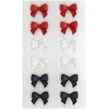 Wilton Bow Cake And Cupcake Icing Decorations 12 Count Walmart Com