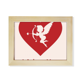 thumbnail image 1 of Te adoro Rojo el día de San Valentín Escritorio de madera Arte Pintura 6x8 pulgadas marco de foto foto, 1 of 4