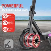 Electric Scooter for Adults - 600W Motor 10 Air Tires Portable Commuting Scooter