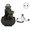 thumbnail image 1 of Unique Shape Designed LED Desktop Fountain, Waterproof Desktop Fountain, Quiet Submersible Pump For Home Office Type 9116 EU Plug 220V, 1 of 8