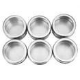 thumbnail image 2 of 12Pzs /Juego Jarra de Magneticas de Tapa Clara Contenedor de Almacenamiento de Salsa Especia de Acero Inoxidable Sostenedor de Condimento de Cocina Articulos, 2 of 8