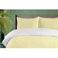 thumbnail image 3 of Ambesonne Floral Duvet Cover Sets, Minimalistic Daisy Flower, 2-King, Pale Yellow Orange White, 3 of 6