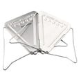 thumbnail image 4 of Roberee Filtre à café - Support de Support de Filtre à café Pliable en Acier Inoxydable Portable à l'extérieur Camping Office Cafe, 4 of 8