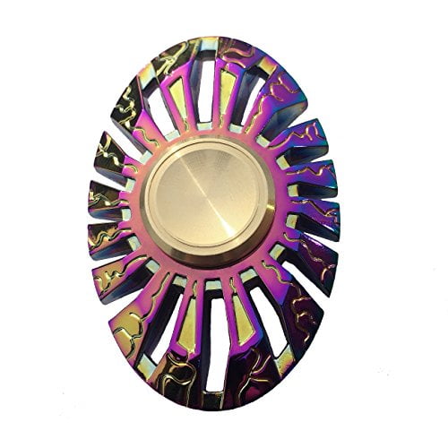 iridescent fidget spinner