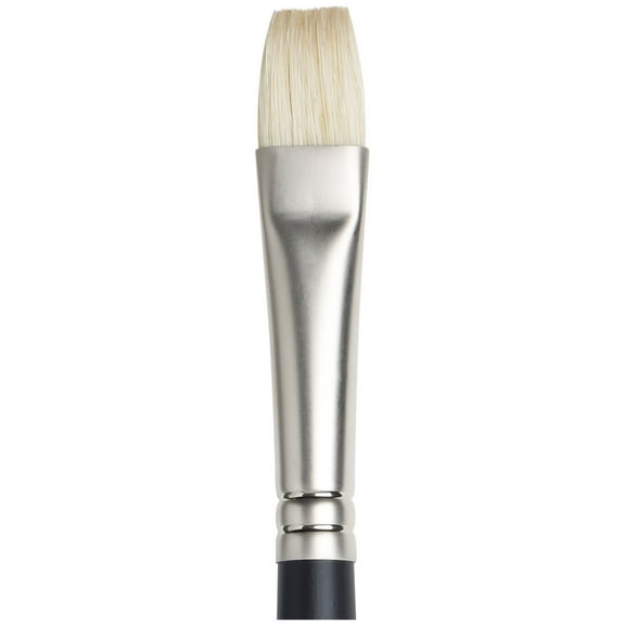 Winsor & Newton Artist Oil Brush, Long Handle, Bright, 8