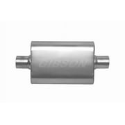 Gibson Exhaust 55153S GIB55153S CFT SUPERFLOW CENTER/OFFSET OVAL MUFFLER, STAINLESS
