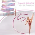 thumbnail image 5 of Valatala 2m/4m Kids Dancing Gymnastics Ribbon Wands Glittering Rhythmic Artistic Ballet Twirling Ribbons for Kids Artistic Dancing, 5 of 9