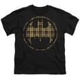 thumbnail image 2 of Batman Plaid Bat Kids T Shirt (Medium) for Youth Toddler Boys and Girls, Black, 2 of 5
