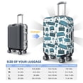 thumbnail image 6 of Balery Luggage Cover Modern Furniture Print Suitcase Covers for Luggage Elastic Washable Suitcase Protector Fits 18-32 Inch Luggage-Small, 6 of 9
