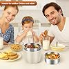 thumbnail image 3 of 1200ml Insulated Hot Food Container, Food Thermos with Spoon, Stainless Steel Insulated Lunch Box (Beige), 3 of 5