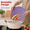 purple, variant on Food Grade TPU Double Sided Cutting Board, Scratch Resistant Non Slip Chopping Mat, Hanging Drip Dishwasher Safe Kitchen Prep Board for Meat, Vegetables, Fruits, 4 Soft Pastel Color Selections