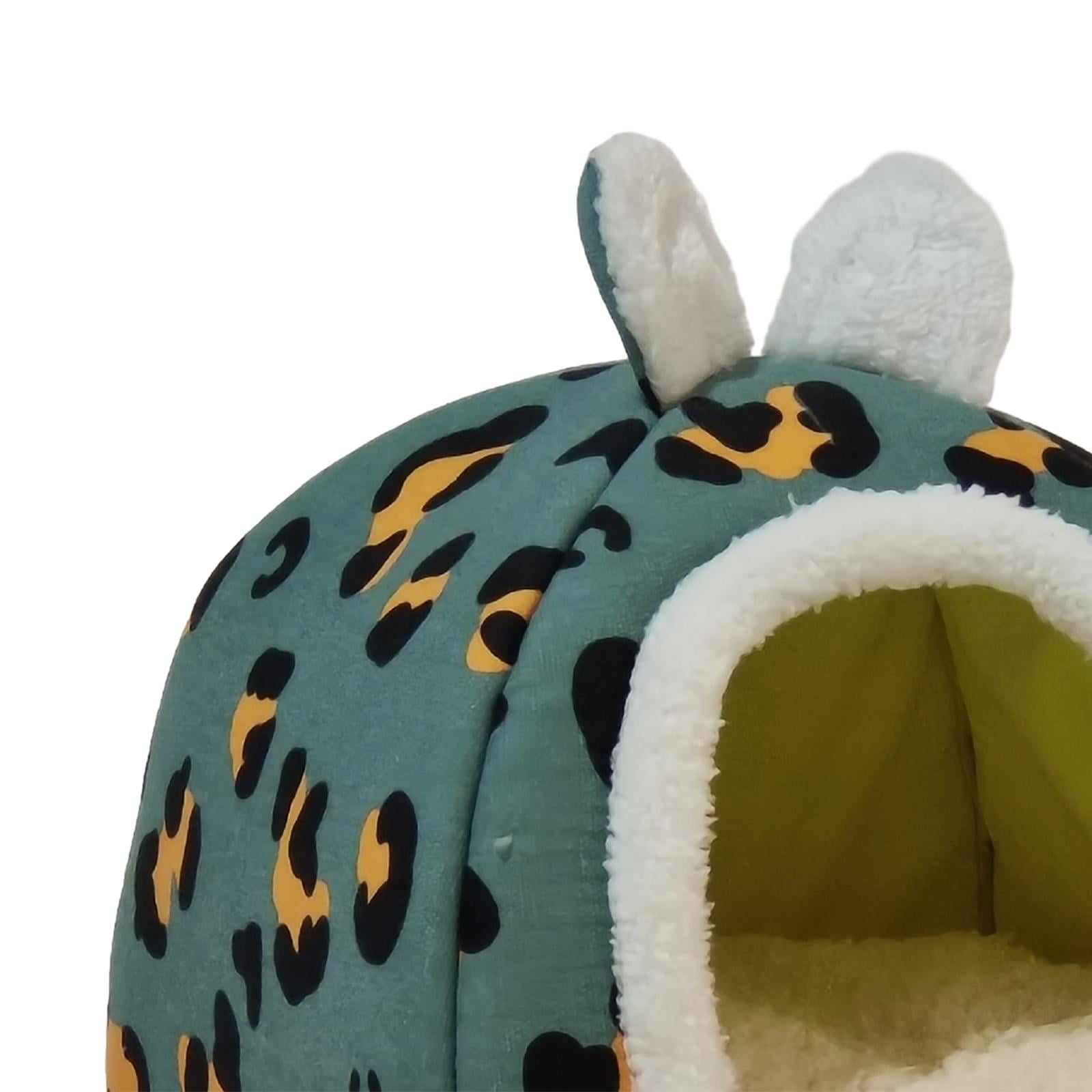 Cat Beds for Indoor Cats, Small Dog Bed Pet Tent Cave, Warm Sleeping Nest for Puppy and Kitten Small Pets, L Blue