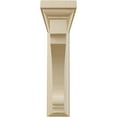 thumbnail image 2 of Ekena Millwork 2 1/2"W x 6"D x 8"H Medium Thompson Wood Bracket, Rubberwood (4-Pack), 2 of 4