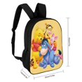 thumbnail image 2 of Winnie The Pooh Backpacks 17 Inch Bookbag Casual Daypack for Travel Camping Hiking, 2 of 8