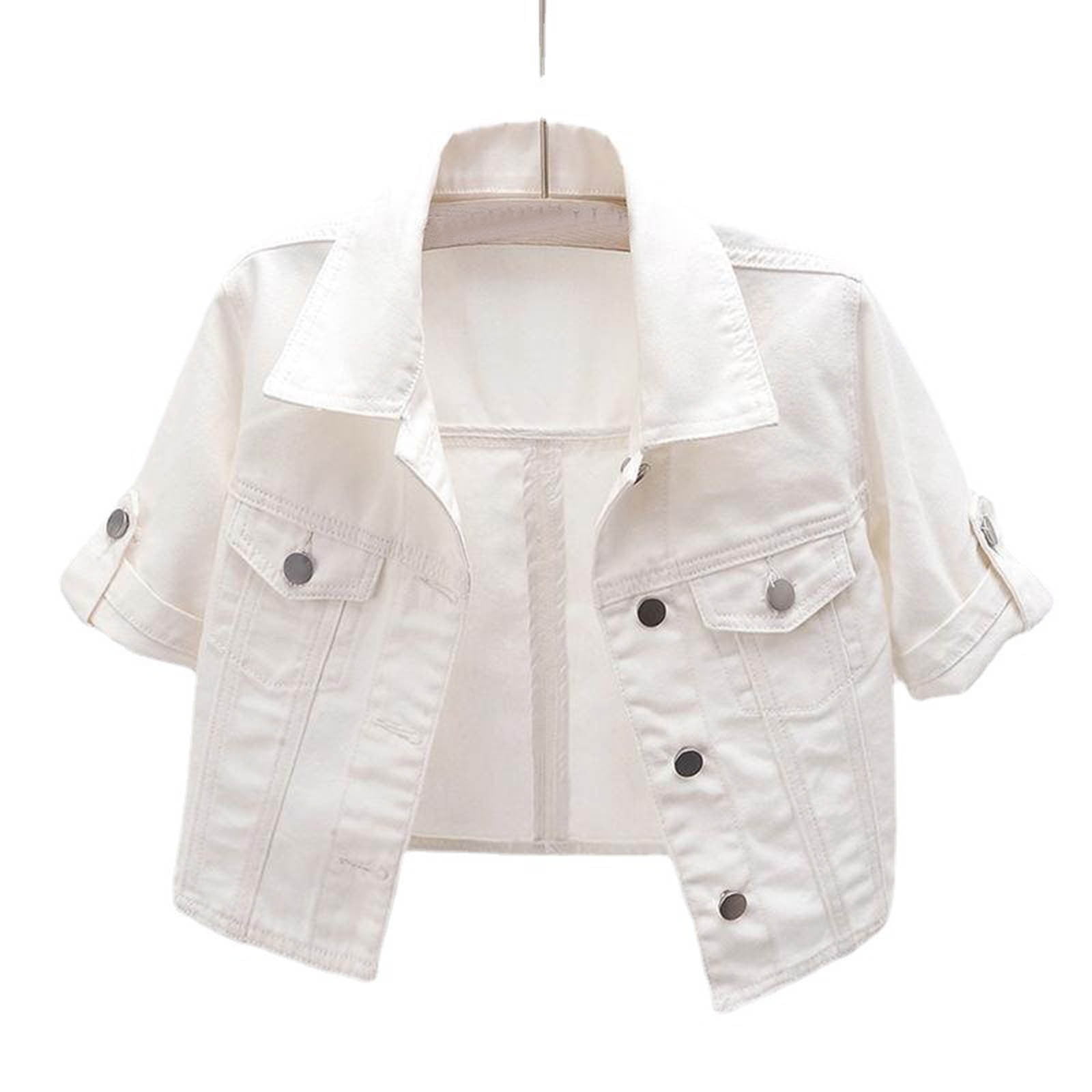 Half sleeve jacket for girl sale