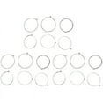 thumbnail image 1 of Cuerdas de Guitarra Electrica (008-038) Pulgadas Extremo de Bola Plateado Nickell 18Pcs/Set Blanco Cuerdas para Guitarra Musical, 1 of 10