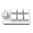 thumbnail image 2 of TISHITA with Knob Mini Keyboard 6-Key Professional RGB for Laptops White celadon glaze, 2 of 5