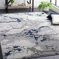 thumbnail image 2 of SAFAVIEH Craft Shevon Abstract Area Rug, 6'7" x 6'7" Square, Grey/Blue, 2 of 8