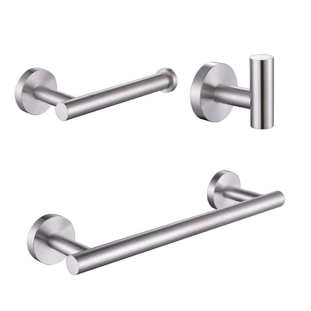 Details about / Toilet Paper Holder Towel Rack Black Stainless Steel For Bathroom Accessories