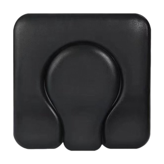 Cojín de asiento de inodoro de PU con esponja gruesa acolchada para sillas de cabecera con inodoro universal Almohadilla del asiento del agujero de calabaza