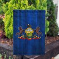 thumbnail image 3 of America Forever Pennsylvania State Flag 12.5 x 18 Inch Double Sided Outdoor Yard Decorative USA Vintage Wood State of Pennsylvania Garden Flag, Made in the USA, 3 of 3