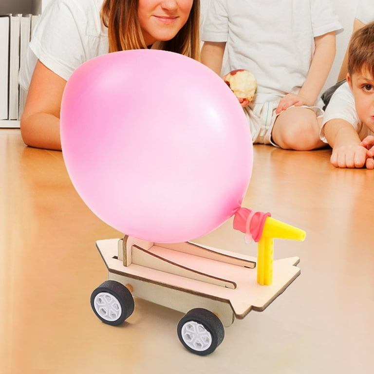 SPRING PARK Wooden Balloon Car Materials Package, Children’s
