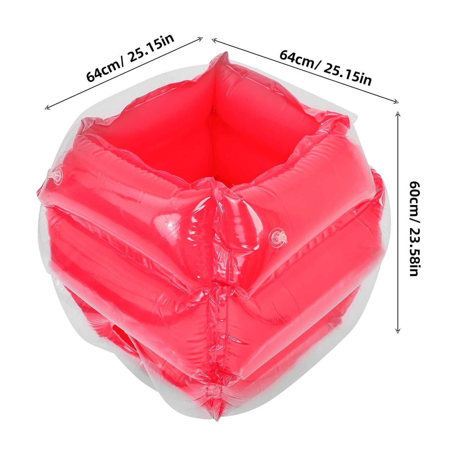 PENIKOKO Kids Bumper Red PVC Outdoor Fun Toy for Exercise, Party, and
