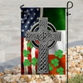 thumbnail image 3 of The Irish Celtic Cross Flag - Garden Flag (11.5" x 17.5"), 3 of 10