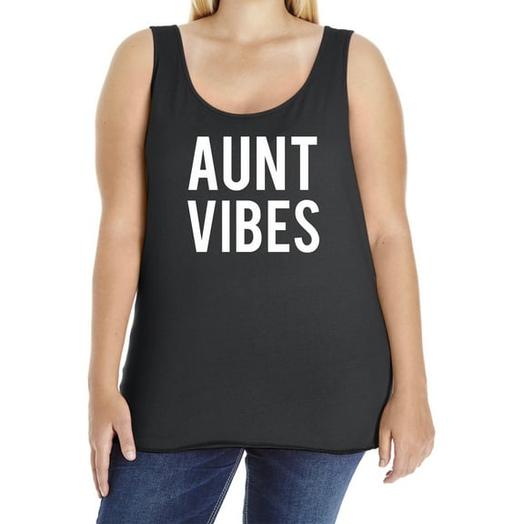 AUNT VIBES Womens Tank Top