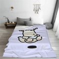 thumbnail image 5 of 2025 Sanrio Pochacco Throw Blanket Couch Bed Sofa Soft Lightweight Warm Cozy Flannel Fleece Bed Blanket For Kids Adults Gift -SYS829, 5 of 5