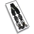 thumbnail image 2 of Mens Y-Back Button Clip Convertible Suspenders Black, 2 of 2