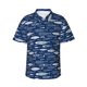 thumbnail image 1 of Balery Ornamental Fish Camisas hawaianas de manga corta para hombre, camisas playeras de corte holgado, camisas de vacaciones con botones,X-Large, 1 of 7