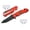 Red, variant on SZCO 4.5" Night Hawk Style Folding Tool with Serrated Stainless Blade, Aluminum Handle, Glass Breaker & Cutter